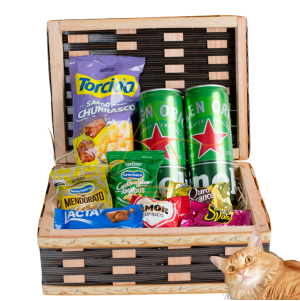 Cesta Presente Bau Boteco Cerveja Aniversario Surpresa